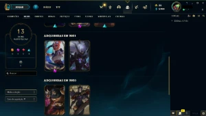 Conta Com Várias Skins (Yasuo Chefão, Qiyana True Damage+) - League of Legends LOL