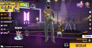 CONTA COM 6 CAMISAS DE MESTRE MUITOS PASSES E ETC - Free Fire
