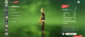 conta ar21, qiqi e mais - Genshin Impact