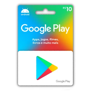 Gift card de 10 reais - Google Play - Gift Cards