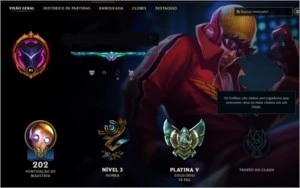 Conta Platina Com borda Platina 75 champs - League of Legends LOL