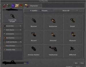 EK 156 e MS 162 - XANDEBRA mesma ACC. FERUMBRAS DUMMY NA ACC - Tibia