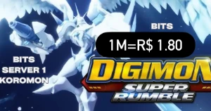 Vendo BITS SV1 Koromon 1kk=1.80R$ tem 200kk - Digimon Super Rumble