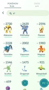 Conta Pokémon Go nível 30