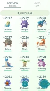 Conta Pokémon Go nível 30