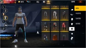 Conta Free fire Gemada, Angelical, camisas de time antigas