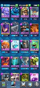 Conta Clash royale arena 18 com 6927🏆 119/200 cartas,etc