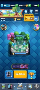 Conta Clash royale arena 18 com 6927🏆 119/200 cartas,etc