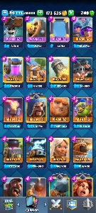 Conta Clash royale arena 18 com 6927🏆 119/200 cartas,etc