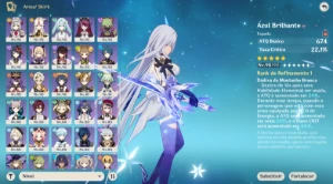 Conta Genshin Impact Ar60 AyakaC5 Biss + 30 Personagens 5*