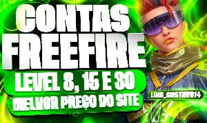 Conta Smurf Free Fire nível 8 para jogar Ranqueada