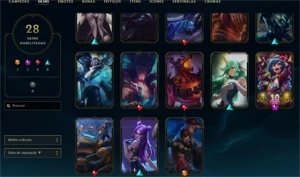CONTA LINDAS SKINS E ULTIMATE UDYR - League of Legends LOL