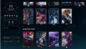 Conta Diamante 2 68 lp - 35 skins - League of Legends LOL