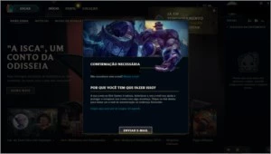 Conta de League of Legends LOL
