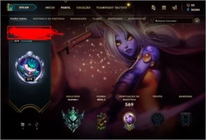 Conta LOL - PLATINA 1 - 599 SKINS - League of Legends