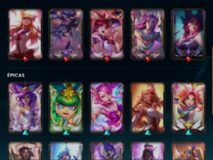 Conta Lol level 322 - Gold 2 - Muitas skins Lux borda. - League of Legends