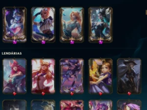 Conta Lol level 322 - Gold 2 - Muitas skins Lux borda. - League of Legends
