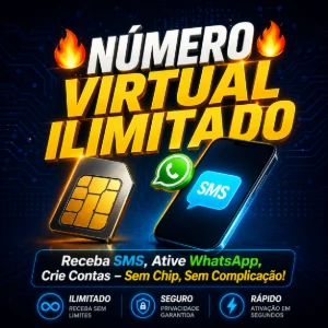 Número Virtual Exclusivo para Receber SMS - Números, Proxy e VPN Números Virtuais