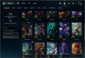 Conta prata 2 com 2 skins e 28 champs - League of Legends LOL