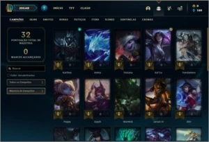 Conta prata 2 com 2 skins e 28 champs - League of Legends LOL