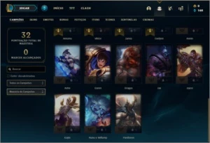 Conta prata 2 com 2 skins e 28 champs - League of Legends LOL