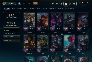 Prata 2 com TODOS os Champs e 286 Skins ( ADC / MID / JG ) - League of Legends LOL