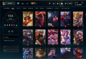 Prata 2 com TODOS os Champs e 286 Skins ( ADC / MID / JG ) - League of Legends LOL