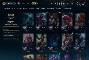 Prata 2 com TODOS os Champs e 286 Skins ( ADC / MID / JG ) - League of Legends LOL