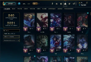 Prata 2 com TODOS os Champs e 286 Skins ( ADC / MID / JG ) - League of Legends LOL