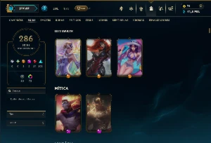 Prata 2 com TODOS os Champs e 286 Skins ( ADC / MID / JG ) - League of Legends LOL