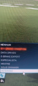 Conta de rocket league com tag de Grand Champion