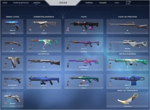 CONTA GASTOS R$688 PLAT 1 FULL SKINS - Valorant