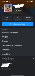 Conta com + de 220 jogos, gtav, red dead2, cs prime e outros