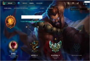 Conta Platina V - League of Legends LOL