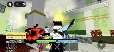 Conta LV max,Raça v4 shark e cyborg - Roblox