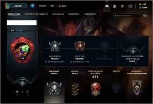 Conta prata 2 com 155 champs e 196 skins - League of Legends LOL