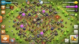 clash of clans cv 11 e conta clash royale