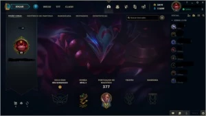 CONTA DE LOL 2014 3.4K de RP e 11K de Essencia Azul 89 skins - League of Legends