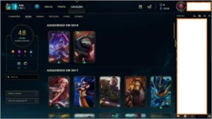 Conta League of Legends LOL