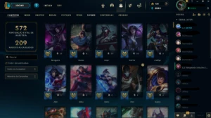 Conta Lol, nivel 527, todos campeões, 353 skins. - League of Legends