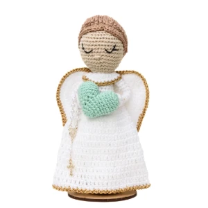 Anjo em Amigurumi - Artesanato e Personalizados