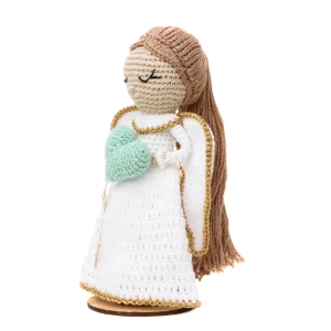 Anjo em Amigurumi - Artesanato e Personalizados