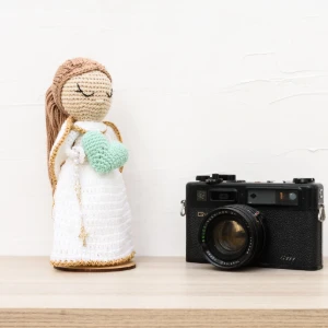 Anjo em Amigurumi - Artesanato e Personalizados