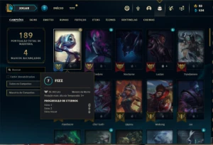 Conta Platina 3 com 70 Champs e 41 Skins - League of Legends LOL
