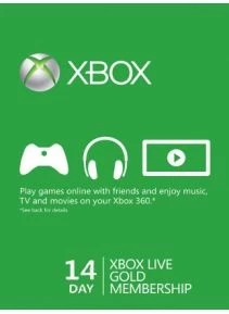 Xbox Live Gold - Cartão de 14 Dias