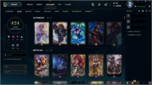Vendo ACC LOL 424 Skins - League of Legends