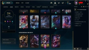 Conta LVL 66 League of Legends Platina 1 com 80 PDL LOL