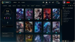 Conta LVL 66 League of Legends Platina 1 com 80 PDL LOL