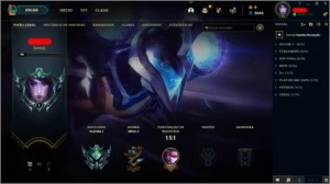 Conta LVL 66 League of Legends Platina 1 com 80 PDL LOL