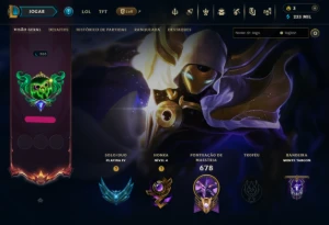 Conta League Of Legends - 400 Skins - Level 350+ - Platina LOL